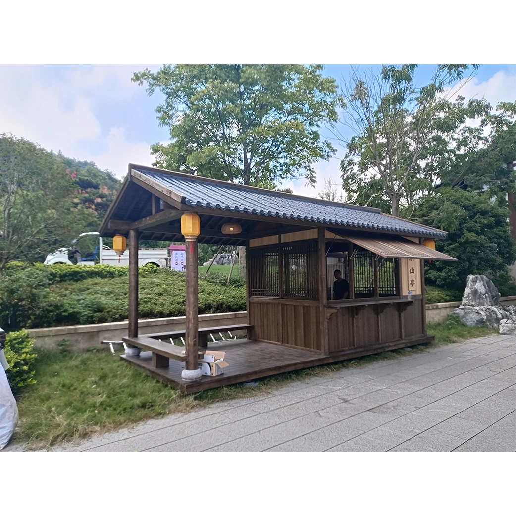 Wooden Pavilion Traditional Style Wood Gazebo Easy Assembled Gazebo