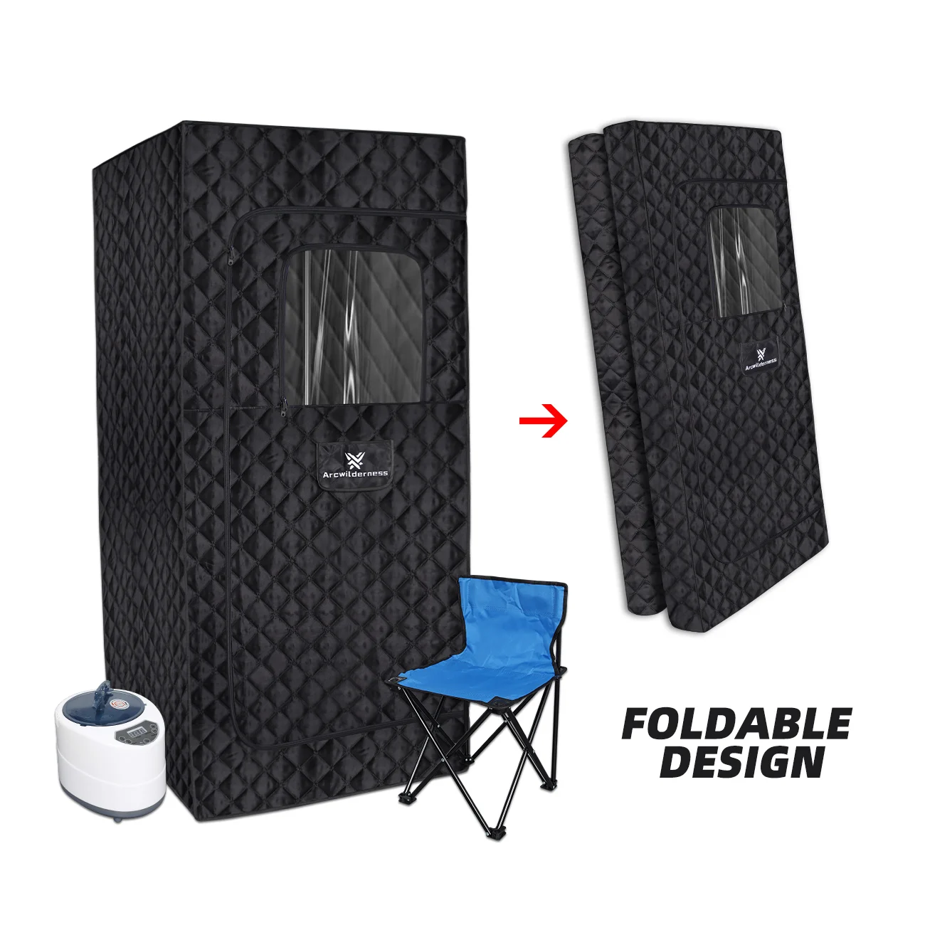 Foldable Portable Sauna Tent High Quality Outdoor Steam Tent Comfortable Spa Room