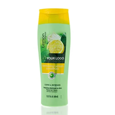 Popular low price bulk wholesale refreshing and clean dandruff free lemon tea tree oil shampoo hair care