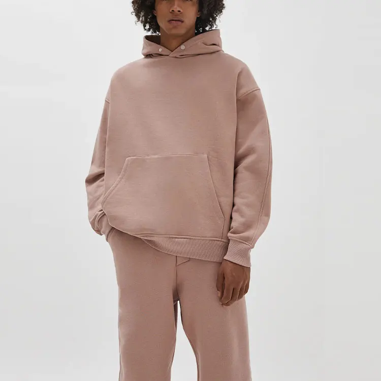 High quality fashion wholesale cotton oversized fit sport wear unisex jogger tracksuits custom logo casual jogger suits set