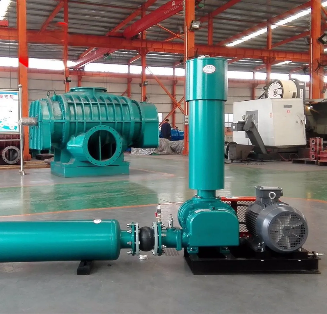 High quality diesel electric roots type blower for shrimp crab fish aquaculture