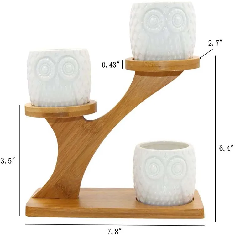 China factory high quality bamboo plant stand for home and office