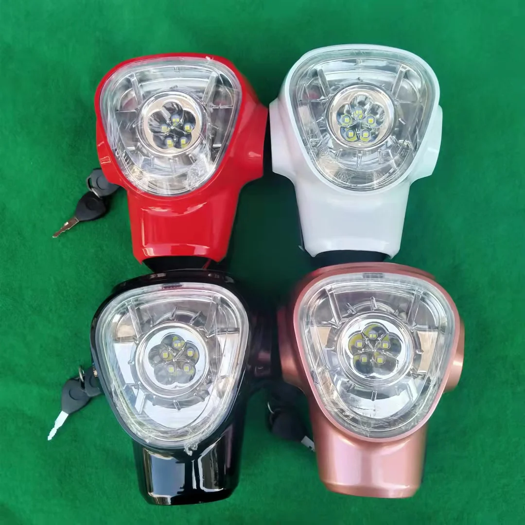 Китайское название-king Tiger, держатель лампы для электрического мотоцикла, скутера, пластиковая лампа в различных цветах