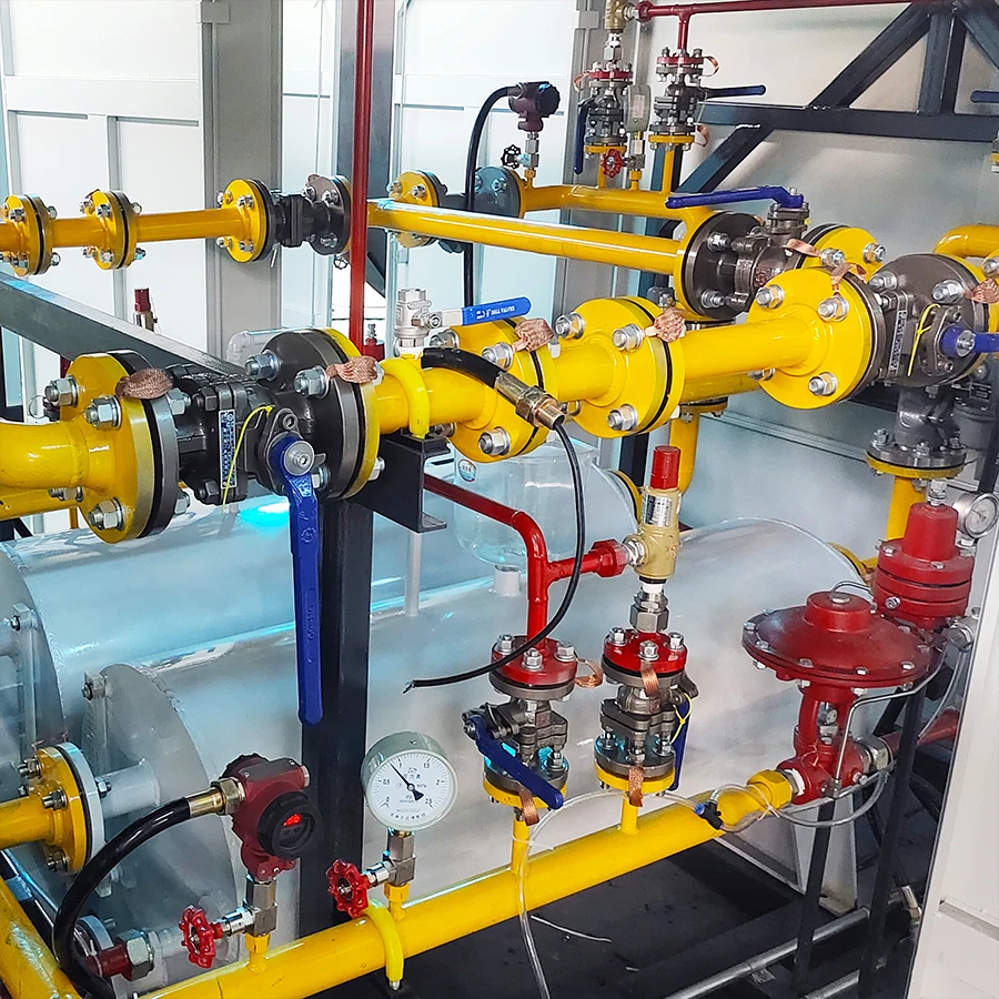 500scm Natural Gas Pressure Reduction Station Regulating and Metering Skid Gas CNG PRMS for Sale