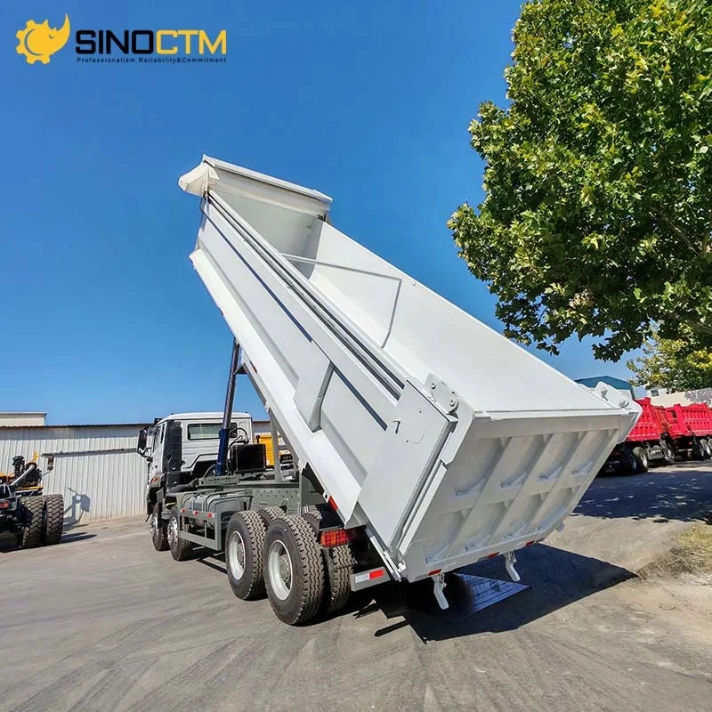 Sinotruk 8X4 12 Wheeler Dump Trucks Howo Nx 380HP 400HP 40 Ton Construction Tipper Truck for sales