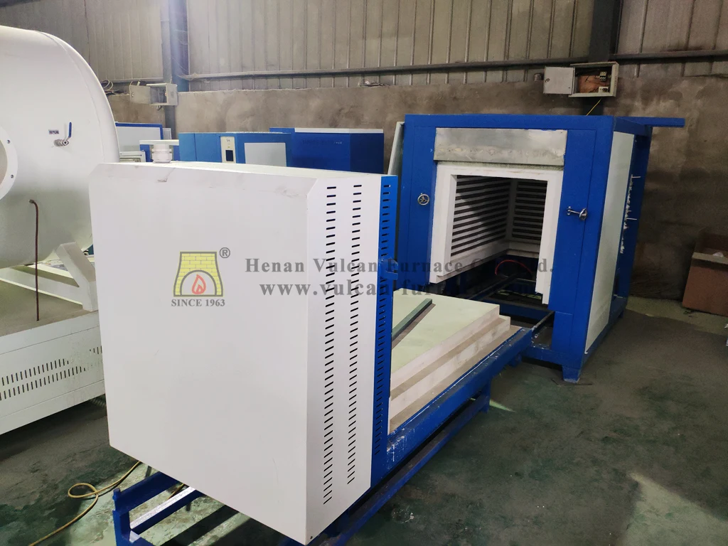 Wholesale OEM ODM Customized Multipurpose Industrial One Body Double Material Plate Car Type Trolley Furnace