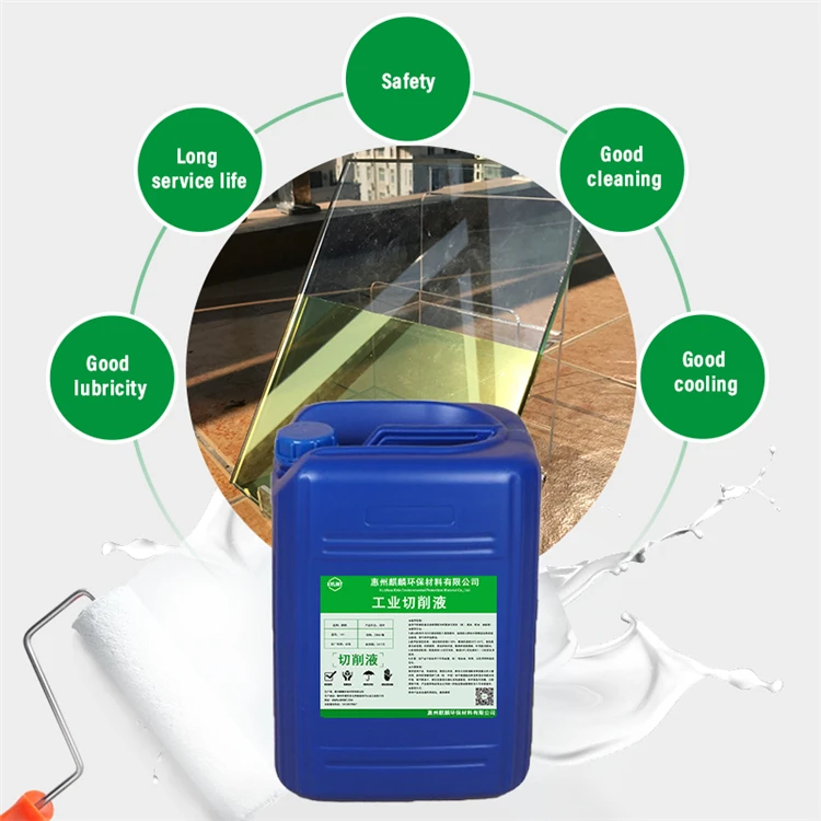 Multi-purpose safe surfactant industrial glass cutting fluid