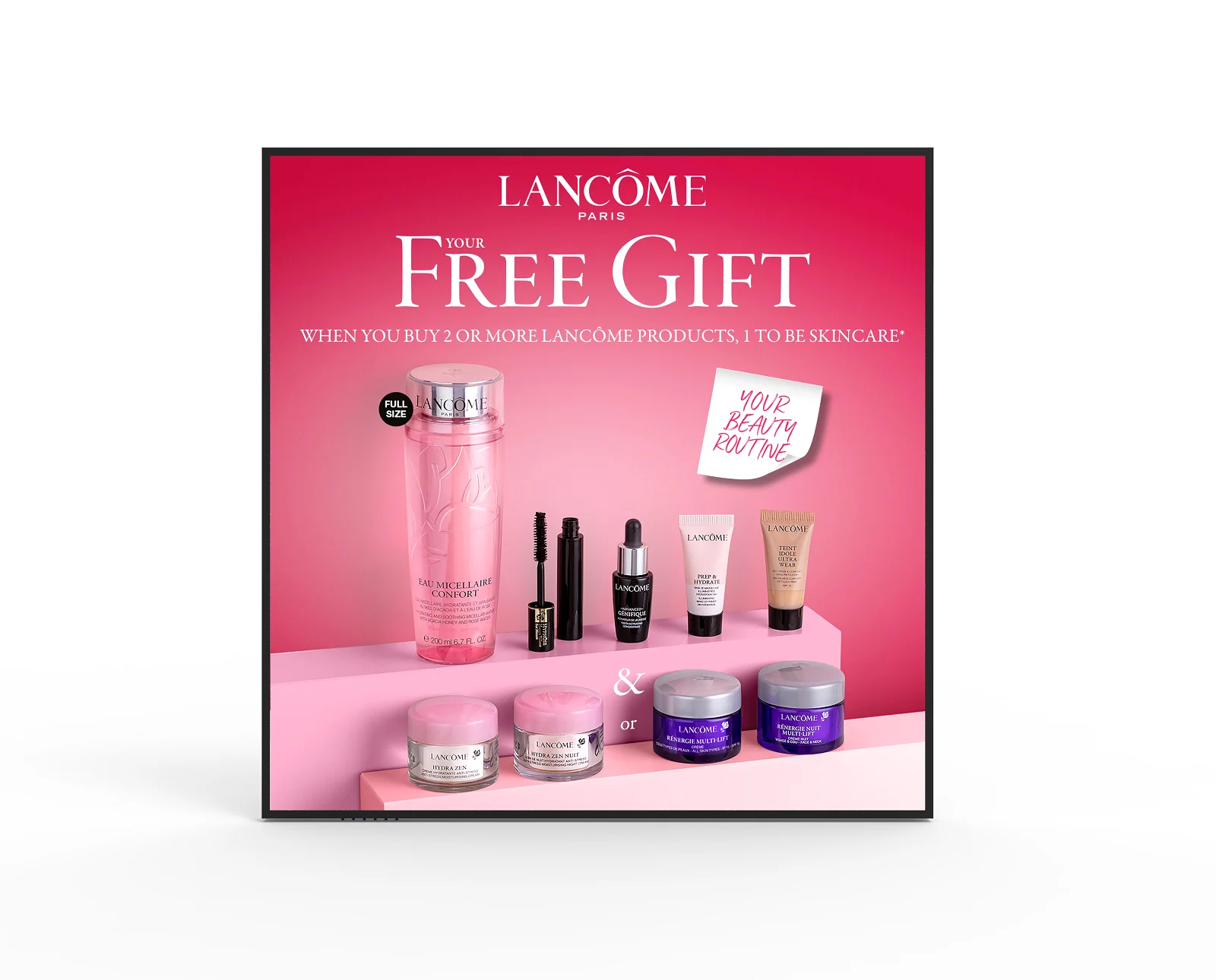 Wall mounted 19 inch LCD Digital Signage square lcd display android lcd advertising screen for Gallery