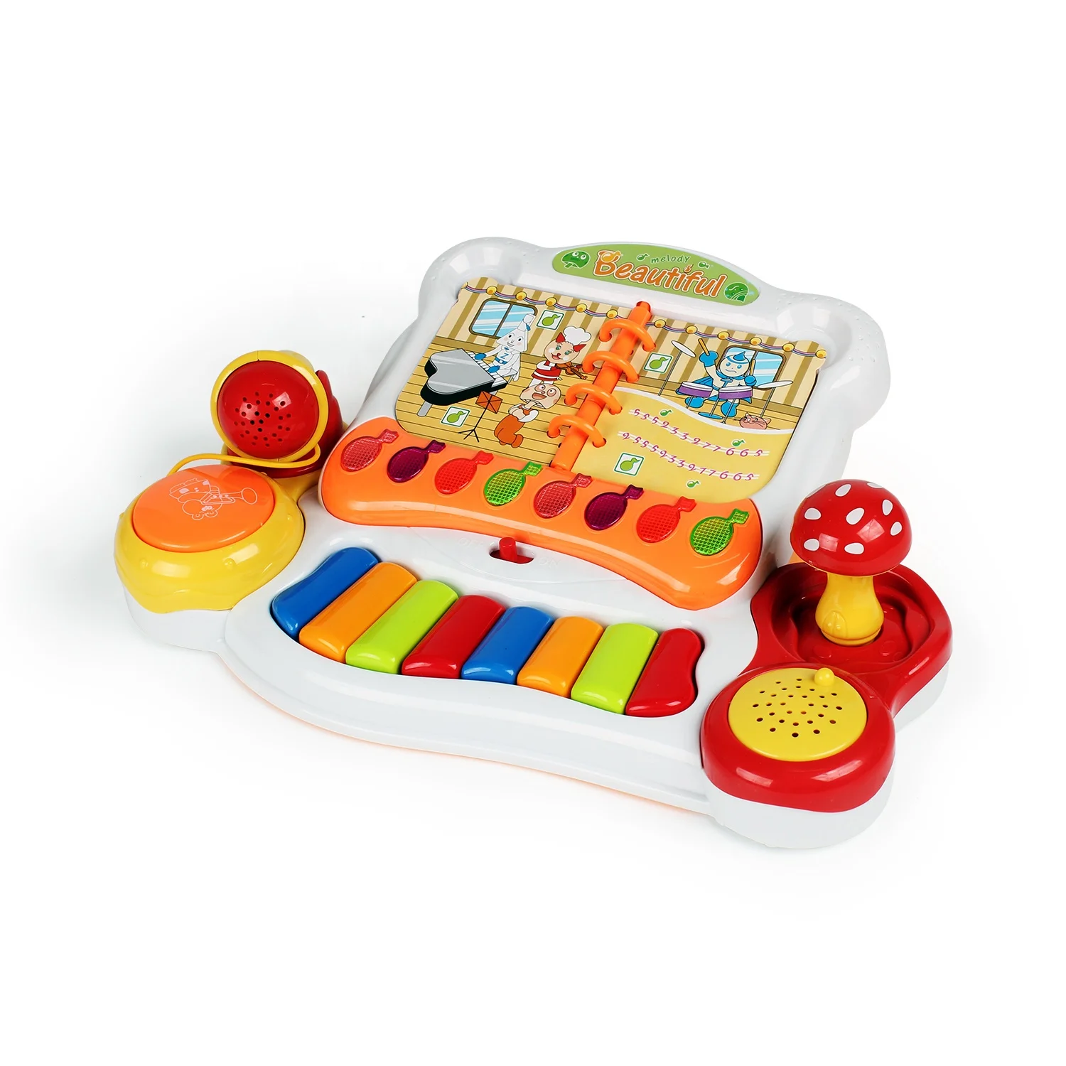 BAOLI Newest Musical Toys Cartoon Piano Toy For Baby