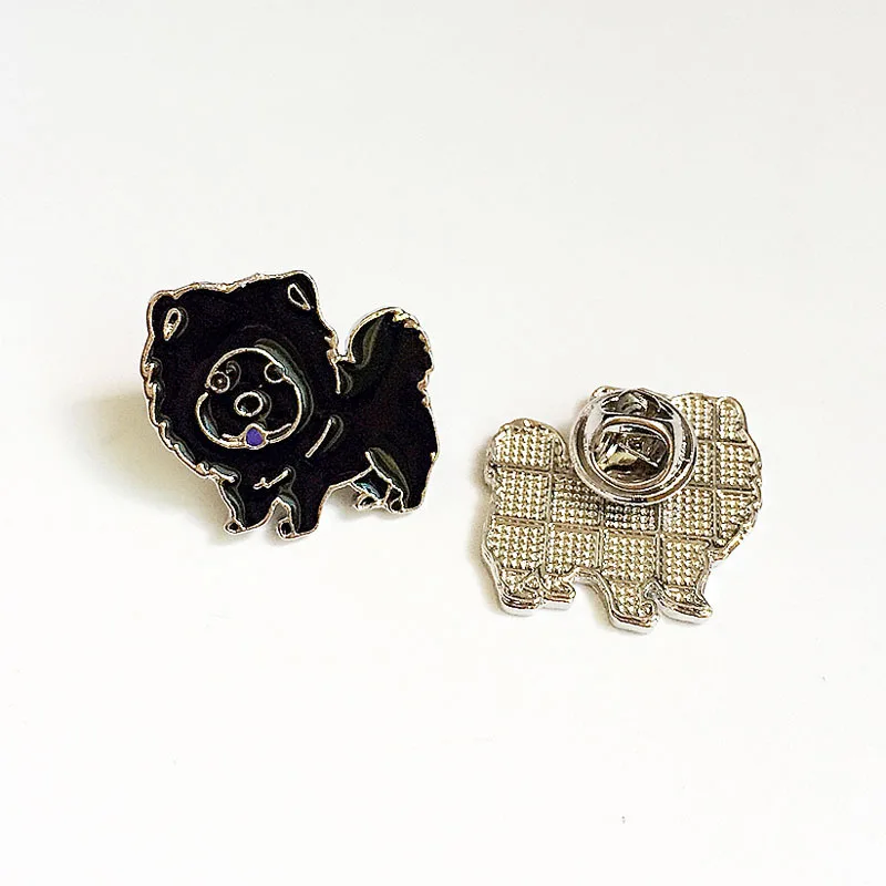free sample Cartoon Dog Collection Brooch Corgi Bulldog Pet Lapel Jacket Sweater badge emblem Dog pin with Baking