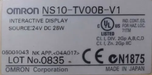 Factory outlet Industrial Automation OMRON NS10-TV00B-V1 HMI Touch Panel Screen Factory Price
