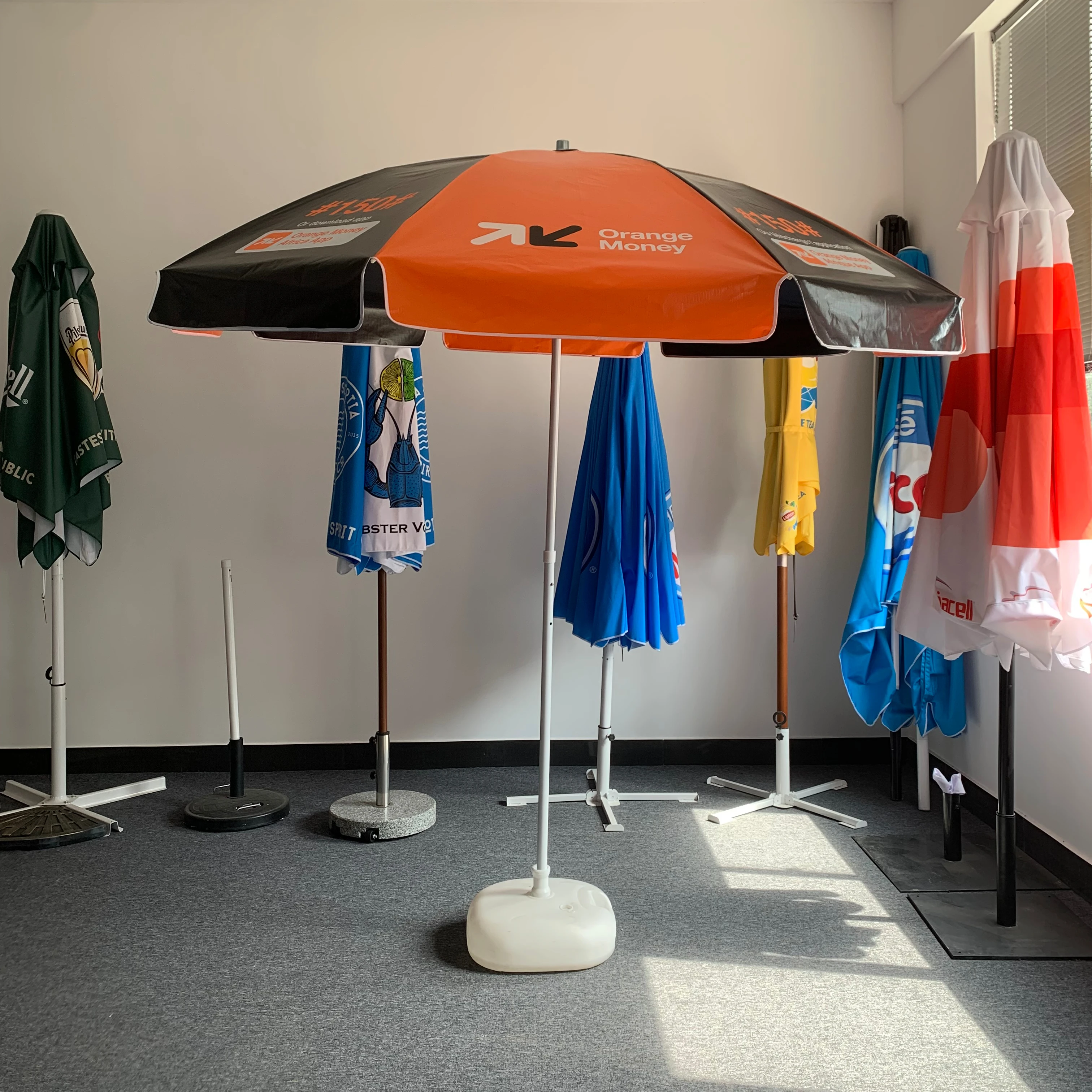 Sublimation Heat Transfer Printing Beach umbrella patio umbrella sea umbrella outdoor sombrilla parasol