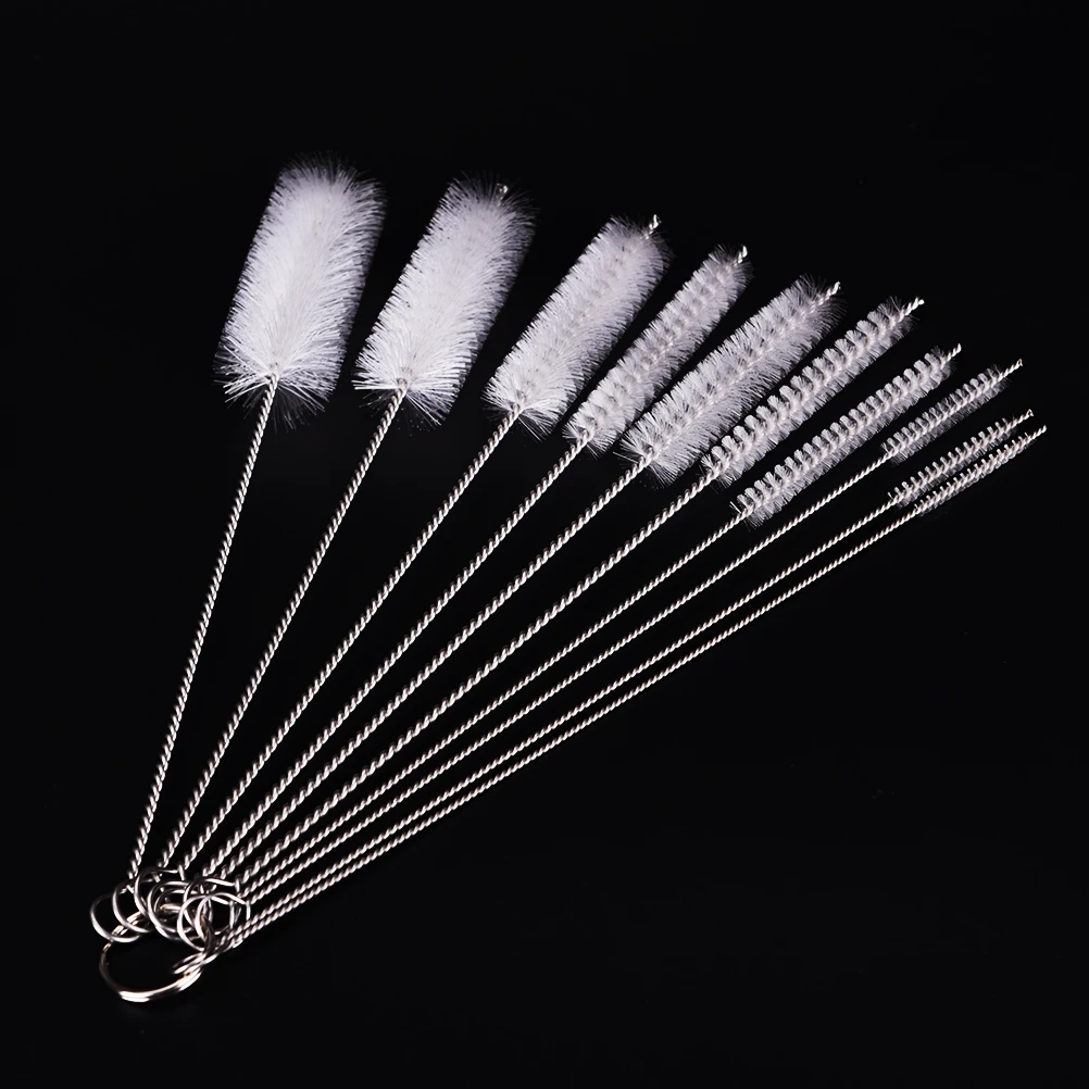 OEM 10pcs Metal Cleaning Brush For Weed Pipe Clean Glass Hookah Smoking Cachimba Pipas Fumar Feeding Bottle Brush