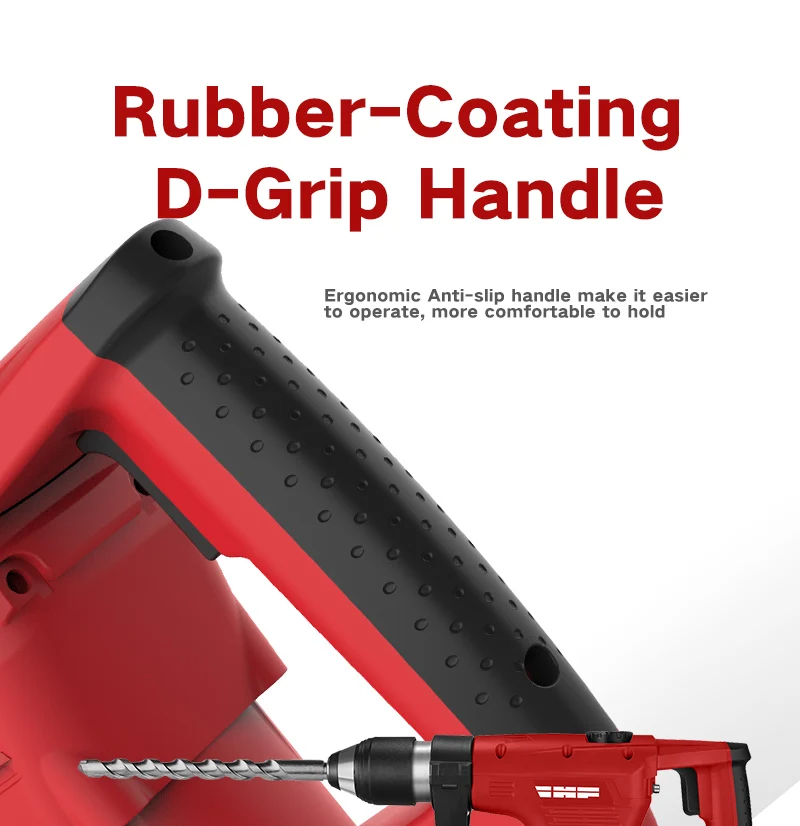 
2020 New HEFUN F2 Demolition Breaker Hammer, Electric Rotary Hammer Drill 