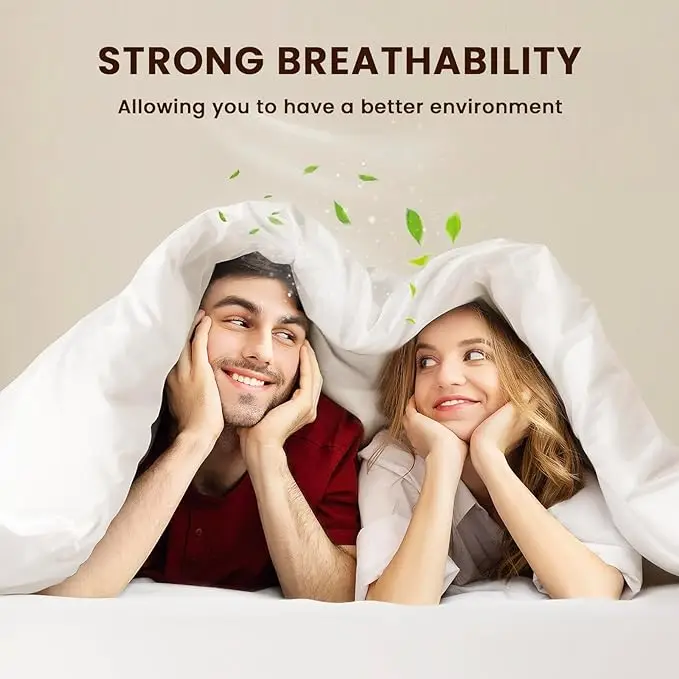 Manufacturer Supply Solid White Satin Drill Hotel Linen 4 Pcs 60S 100% Cotton Bedding Set