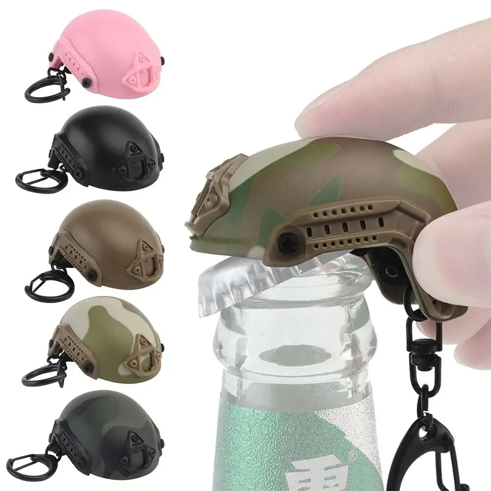 Amazon beer bottle opener FAST tactical helmet model keychain backpack pendant