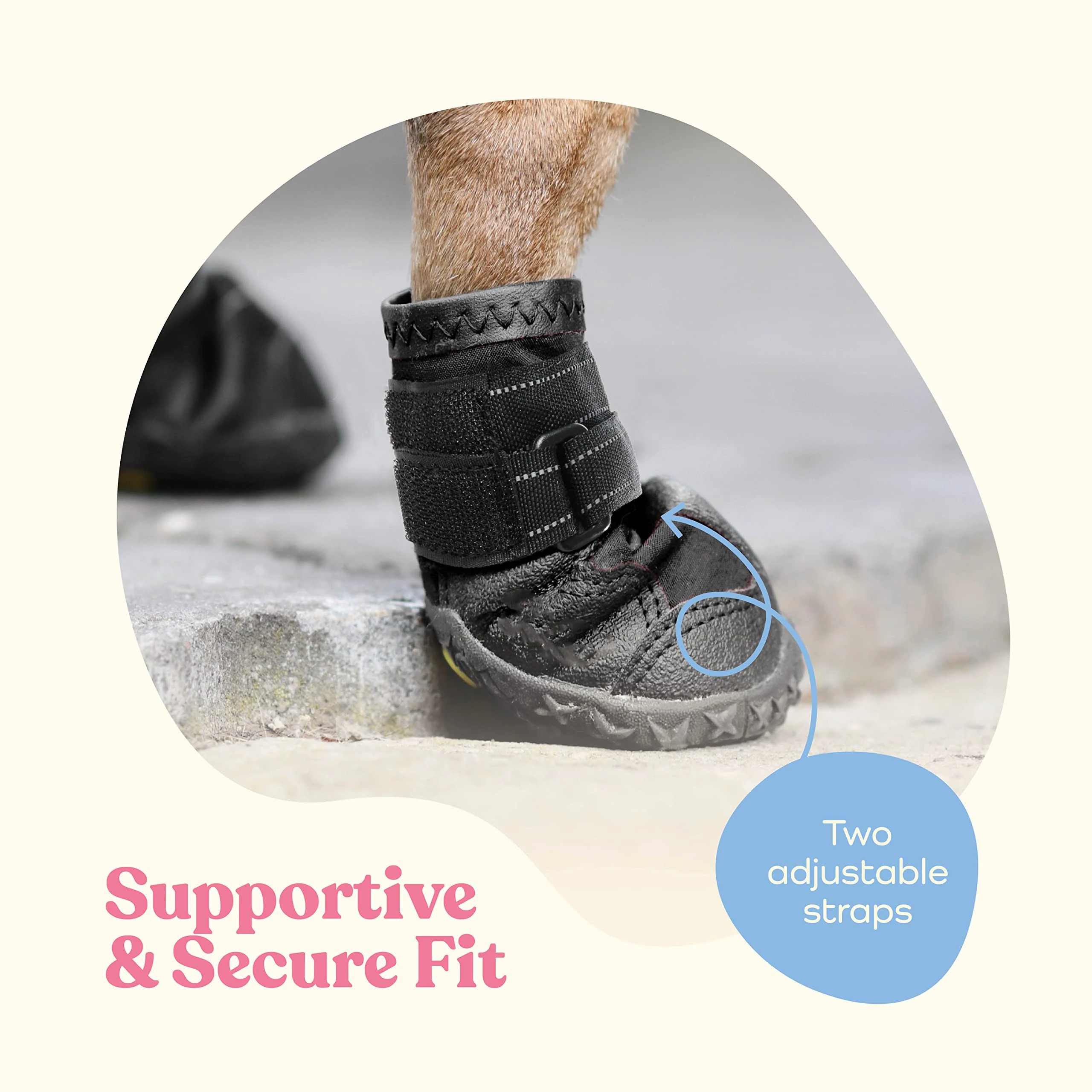 Waterproof Dog Shoes Stylish Designed Shoes for Dog Boots with Non-Slip Rubber Bottom Protects Paw