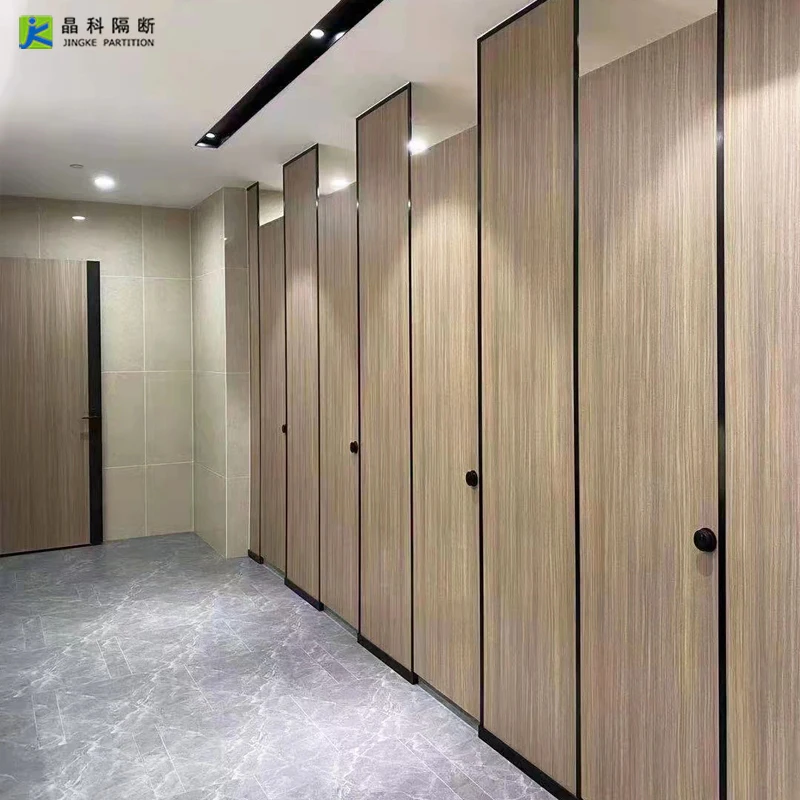 Customize HPL Public Toilet Cubicle Partition For Office