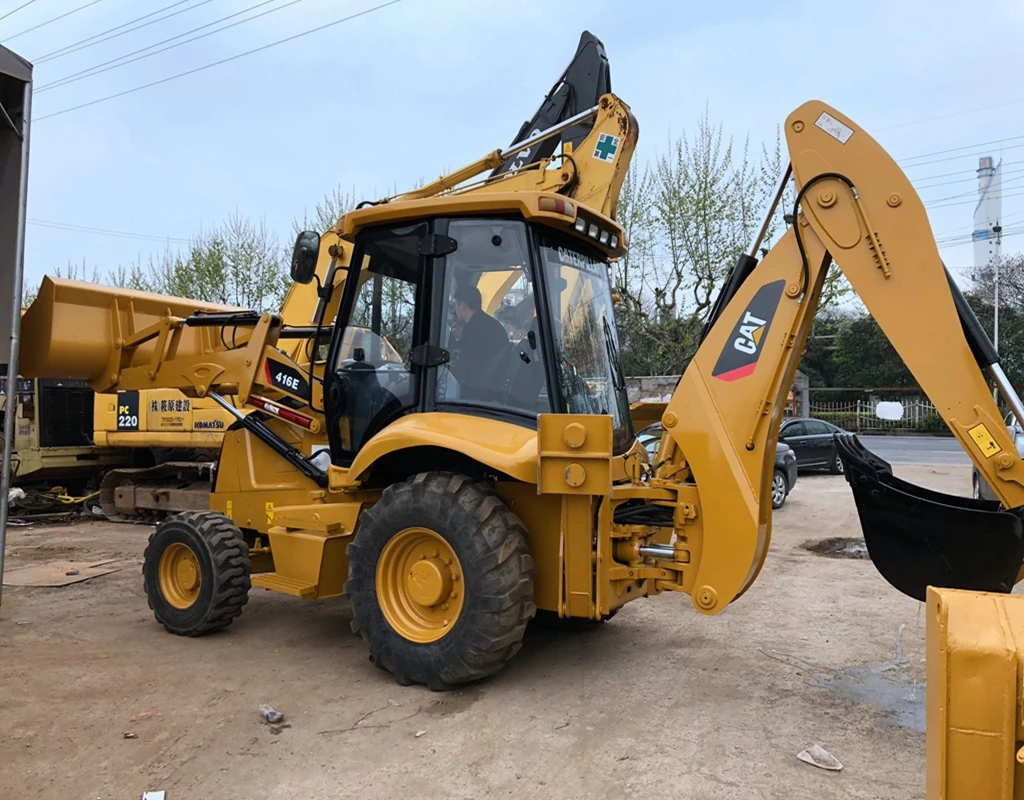 Cargador de retroexcavadora cat416e Многофункциональная Защита от лопаты при загрузке Cargadores segunda mano a la venta