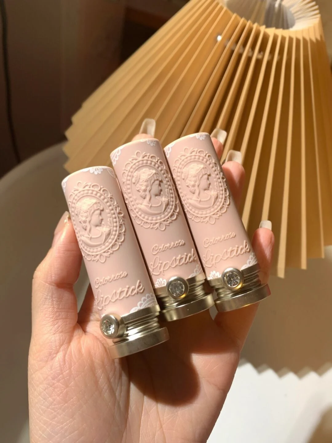 Colorrose Quality Relief Lipstick Embossed Velvet Matte Carved Solid Lip Gloss 18 Colors Vegan Waterproof Moisturizing Makeup