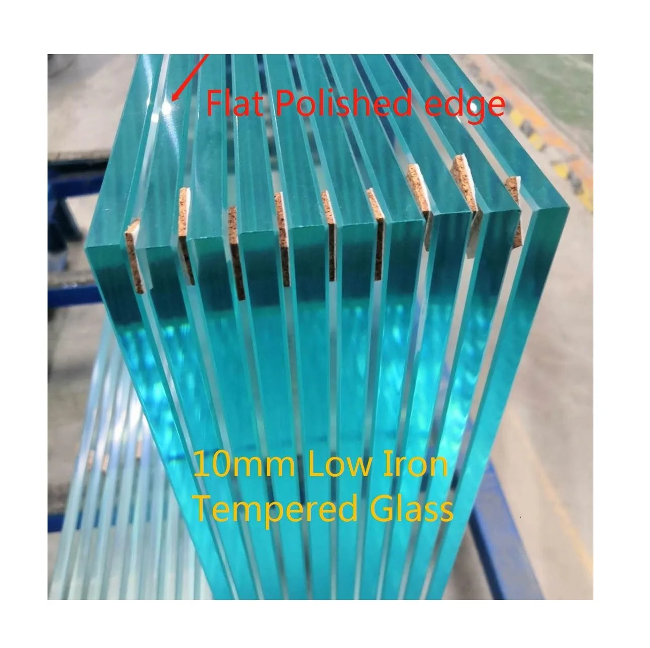 High quality 3-19mm Tempered Glass from shan dong yao hua glass for railing  and  balustrade