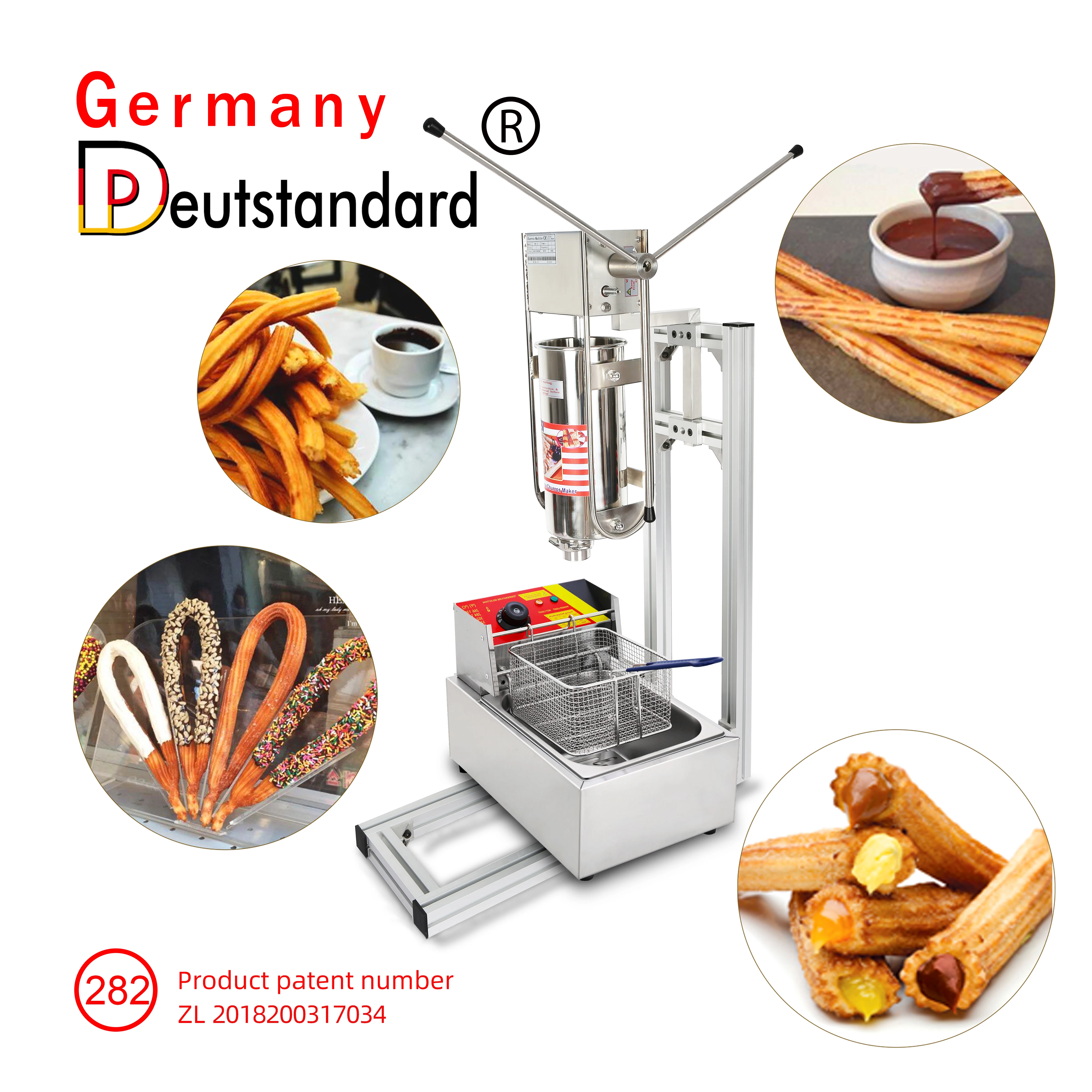 Commercial Churros machine churro maker with fryer
