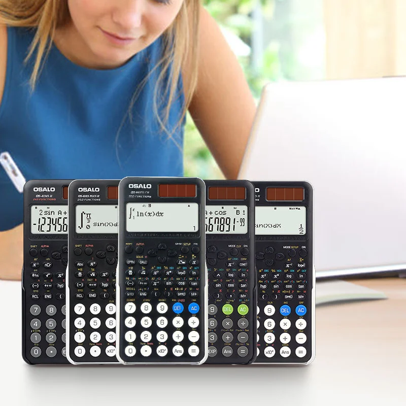 Пользовательский Профессиональный 240/252/401/417/552 Функция 10 + 2-значный калькулятор функции