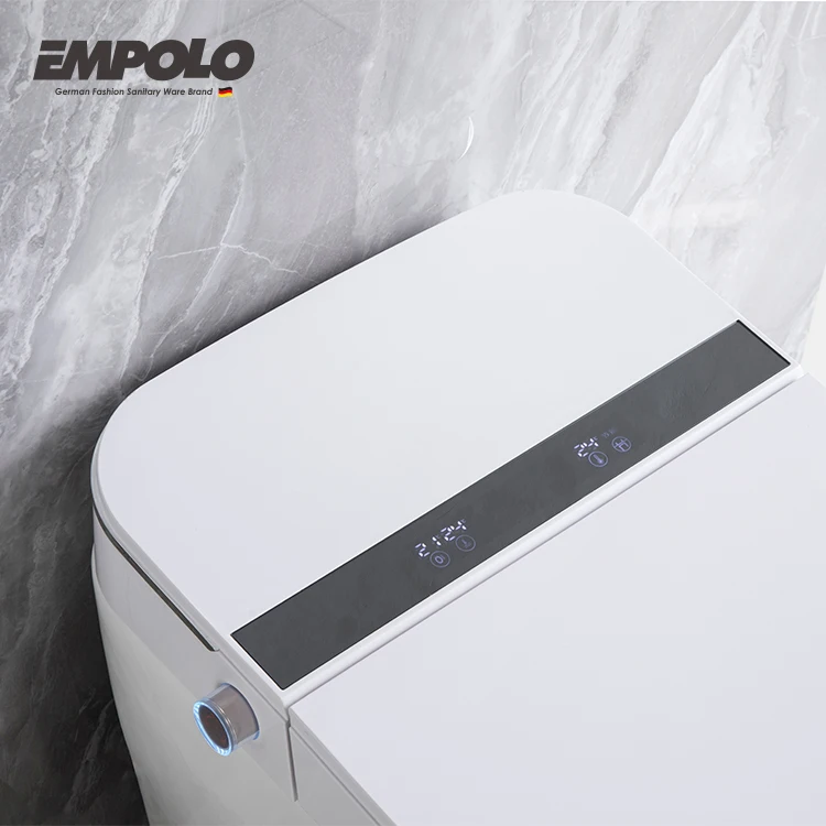 Empolo High Quality Bidet Power Toilet Bowl Commode Wc Smart Intelligent Toilet Strap with Automatic Flush Function Seat China