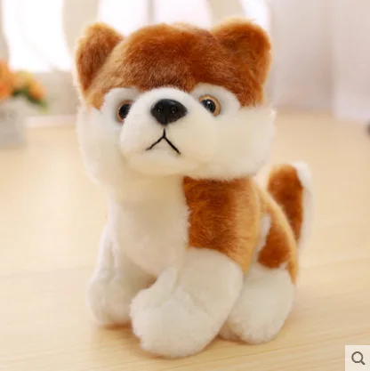 Custom cute lifelike plush dog toys