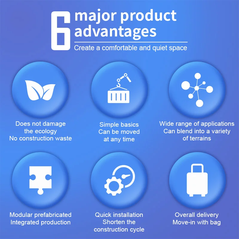 Space Capsule Home Prefab Modular Outdoor Mobile Hotel Prefabricated Apartment Luxury Homes Ready  Made Pod Bedroom