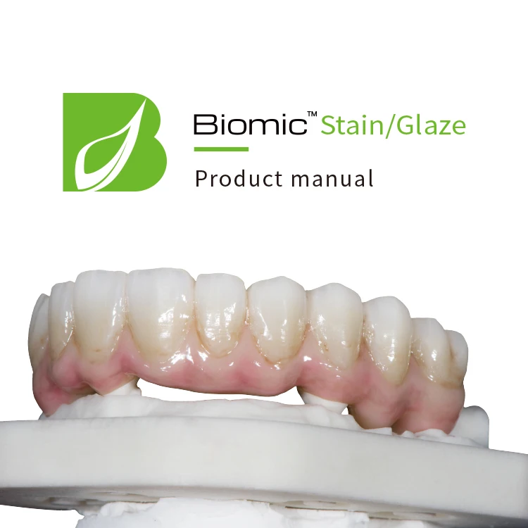 Aidite Biomic Stain/Glaze dental glaze stain dental ceramic zirconia discs