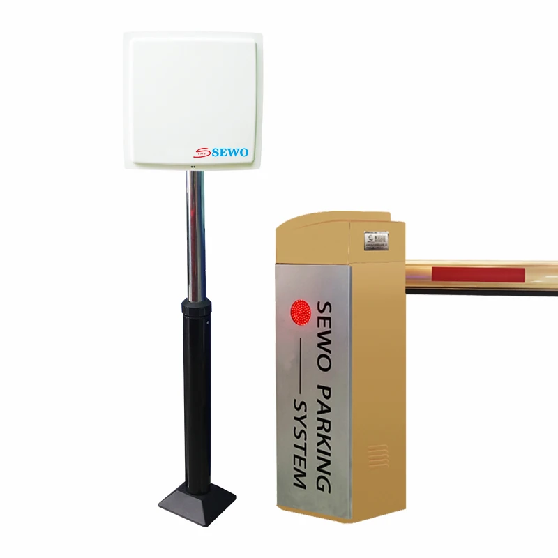 SEWO UHF Smart Parking System Non-contact RFID Tags Cards Reader Vehicle Entrance Exit Parking Lots Management