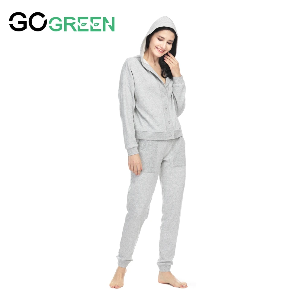 Custom Logo Smooth Elastane Homefitness Women Night Wear