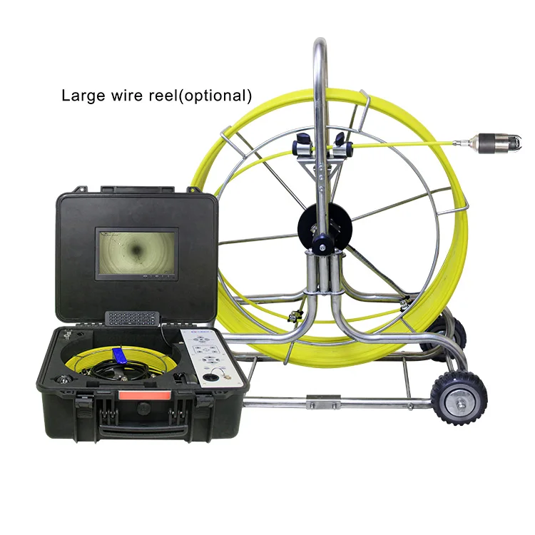 Small diameter front viewing lens waterproof HD real time video transmission box drain pipe inspection borescope camera