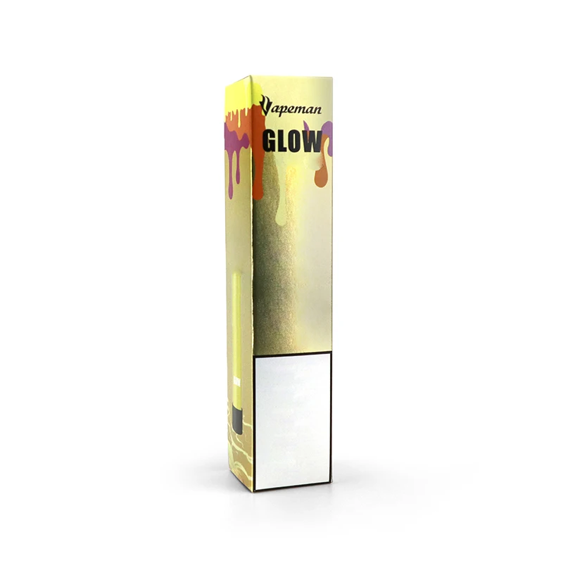 2021 new vape vapeman glow vape packaging glowing vape pen gift box wholesale