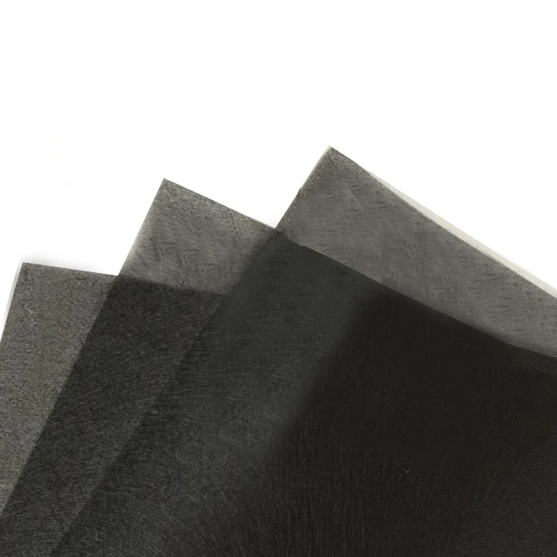 HENGLV Nickel Plated Carbon Fiber Surface Felt Battery Shielding Carbon Fiber Felt Electromagnetic Wave Nickel Plated Carbon Felt