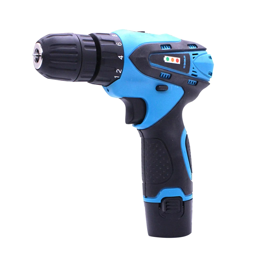 
12V VT102 Double Speed Charging Rechargeable Hand Drill Multi-function Household Power Tools 