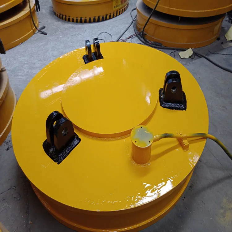 Crane Electric Magnet Use for Lifting Scrap Irons Circular Lifting Electromagnet for Excavator New Product 2020 Customised PLC