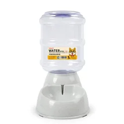 Gravity supply cat and dog water dispenser 3.8L large capacity automatic pet feeder waterer