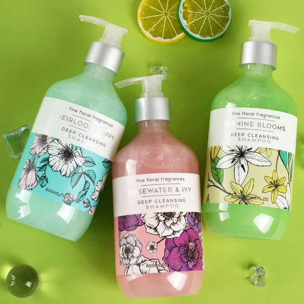 Custom Private Label Sulphate Free Vegan Natural Argan Oil Hair Shampoo and Conditioner Set