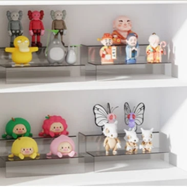 Anime Model Acrylic Acrylic Transparent Display Stand Centre pieces Shoes Display Stand Stepped Counter Display Stand