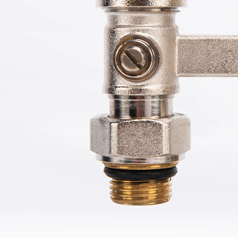 OLDE Hot Selling TRV H Style Thermostatic Valve Brass Radiator Valve For Towel Radiator