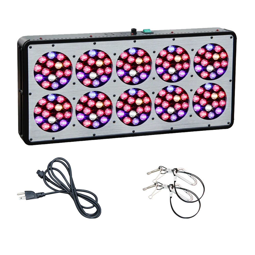 2024 Upgraded LED Grow Light Full Spectrum 630nm 460nm Plant Light for Indoor Plants Seedling Veg and Bloom for Grow Tent