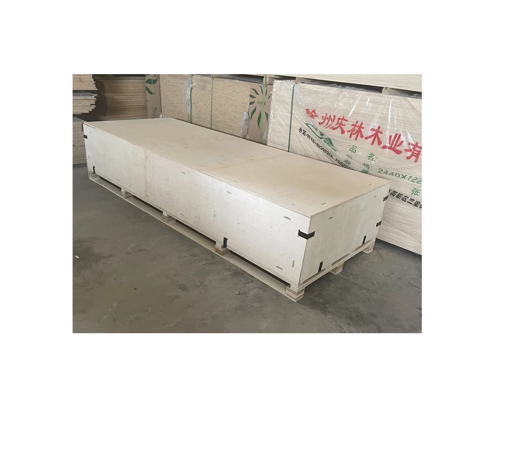 Outer plywood packing cases Strong packing crates with custom logo from Chinese Factory