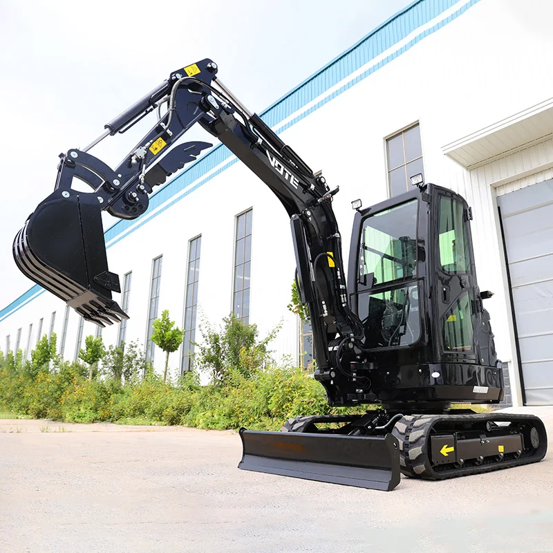 Free Shipping Chinese Hydraulic mini excavator 2 Ton CE/EPA Engine Digger With Cabin Bagger mini 3.5 Ton excavators