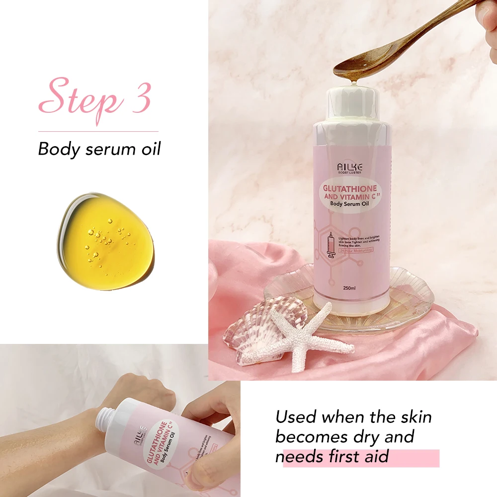Butter Cream Whitening Body and Skin Color Brightening Skincare set Natural Body Serum