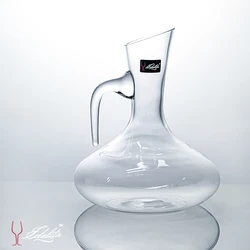 Italita explosion style creative lead-free crystal glass oblique mouth with decanter red wine dispenser wine set