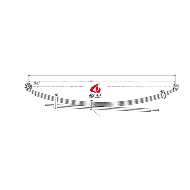 Korea truck parts leaf spring suspension assy for Hyundai truck