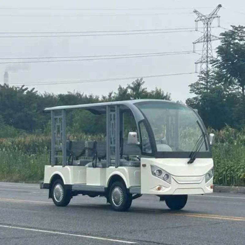 SC8O type 8-passenger open sightseeing car with three rows forward