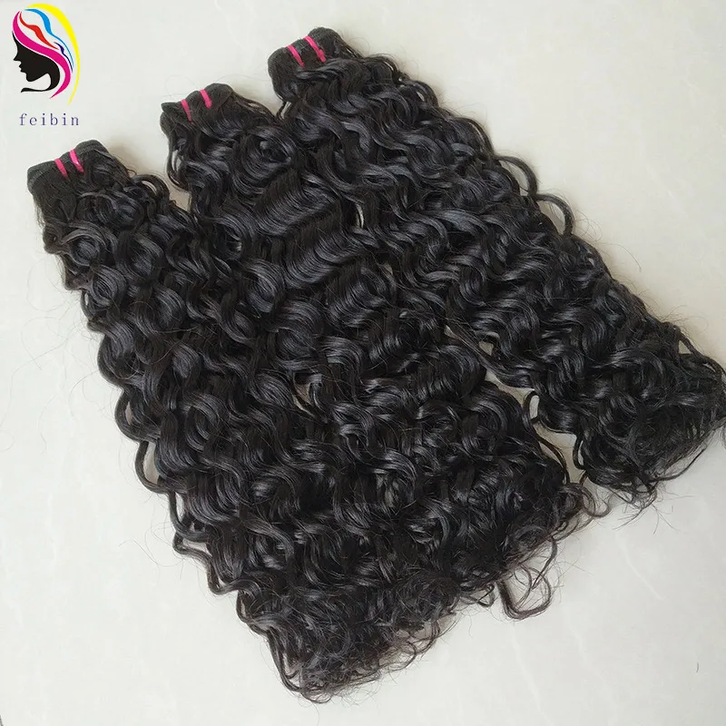 12a Water Wave Double drawn Fumi raw brazilian vietnamese indian virgin vendor 100% human hair bundle